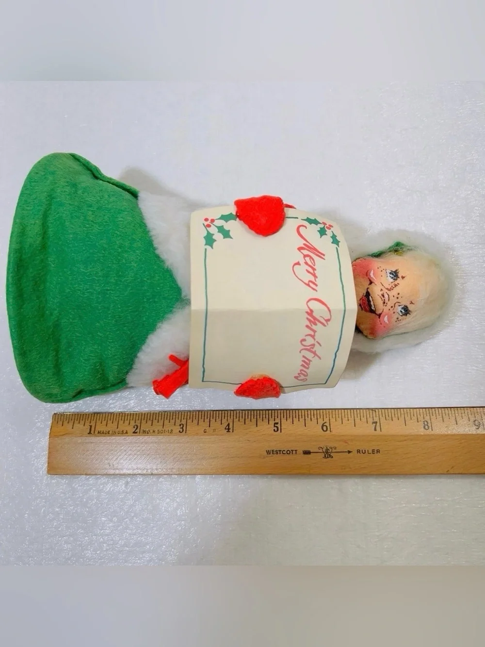Vintage Annalee Woman Christmas Caroler 1974 Holiday
